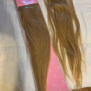 Hair extension weft